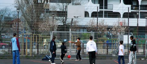 Equipements sportifs. Quartier Beaulieu.