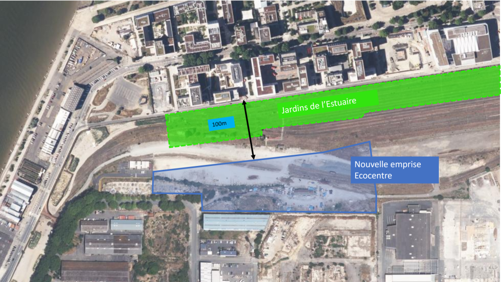 ecocentre nouvelle emprise BD 1024x576 - L'écocentre : une plateforme dédiée à la gestion mutualisée et au réemploi des chantiers de l'île de Nantes