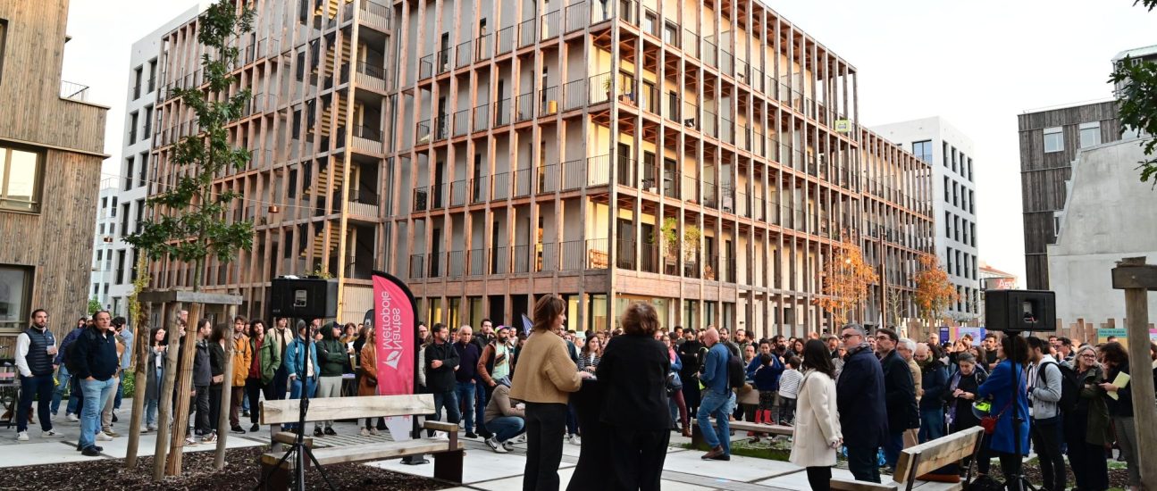 Inauguration Bloc A. Nouveau quartier République. Nantes (Loire-Atlantique) 10/2024 © Vincent Jacques/Samoa