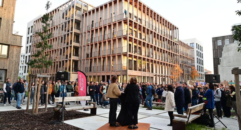 Inauguration Bloc A. Nouveau quartier République. Nantes (Loire-Atlantique) 10/2024 © Vincent Jacques/Samoa